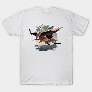 Cartoon fighter plane T-Shirt